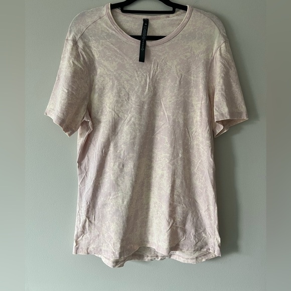 Lululemon 5 Year Basic Tee in Cloudy Wash Misty Pink Men's Size Medium - Picture 7 of 9